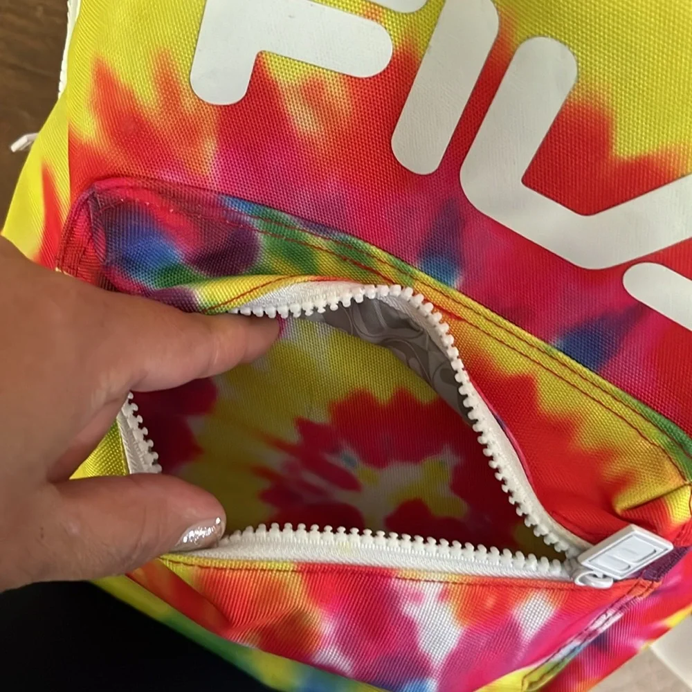 FILA small tie dye backpack